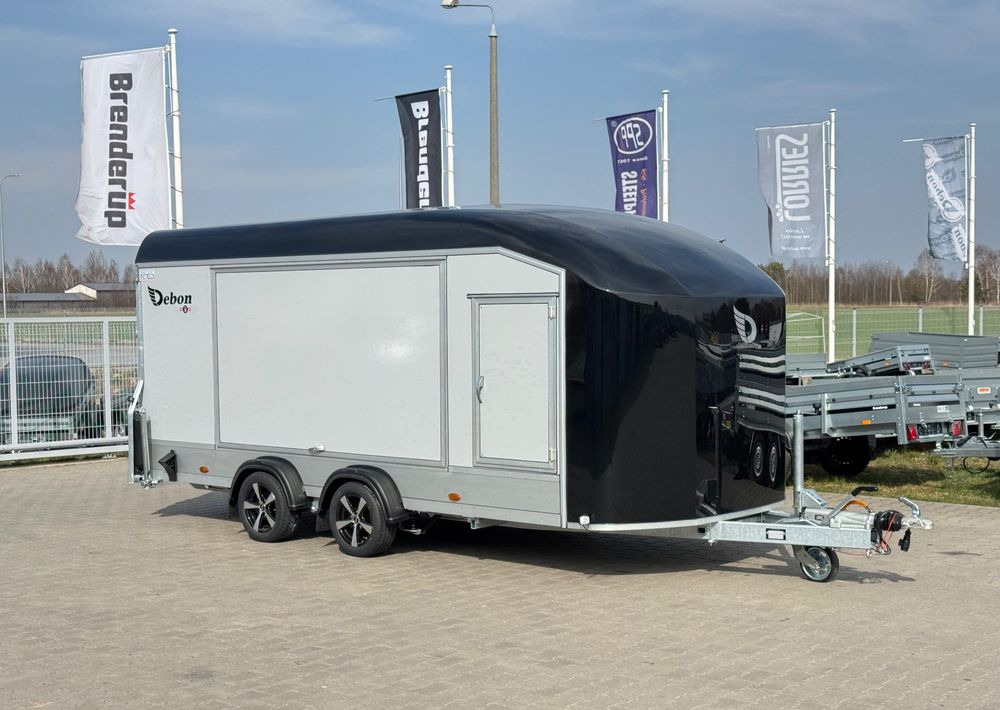 DEBON Debon C1000 - kryta laweta | 490 x 202 cm / 3500kg / felgi ALU / wciągarka elektryczna - Přívěs na přepravu automobilů: obrázek 2 DEBON Debon C1000 - kryta laweta | 490 x 202 cm / 3500kg / felgi ALU / wciągarka elektryczna - Přívěs na přepravu automobilů: obrázek 2