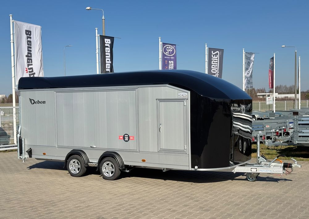 DEBON Debon C2000 - zamknięta przyczepa do przewozu aut, 550 x 215 cm, 3500kg, felgi ALU, wciągarka elektryczna - Přívěs na přepravu automobilů: obrázek 1 DEBON Debon C2000 - zamknięta przyczepa do przewozu aut, 550 x 215 cm, 3500kg, felgi ALU, wciągarka elektryczna - Přívěs na přepravu automobilů: obrázek 1