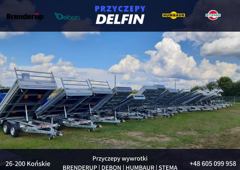 Debon PW 3.6 Electr. 360x180 cm 3.5T - Sklápěcí přívěs: obrázek 3 Debon PW 3.6 Electr. 360x180 cm 3.5T - Sklápěcí přívěs: obrázek 3