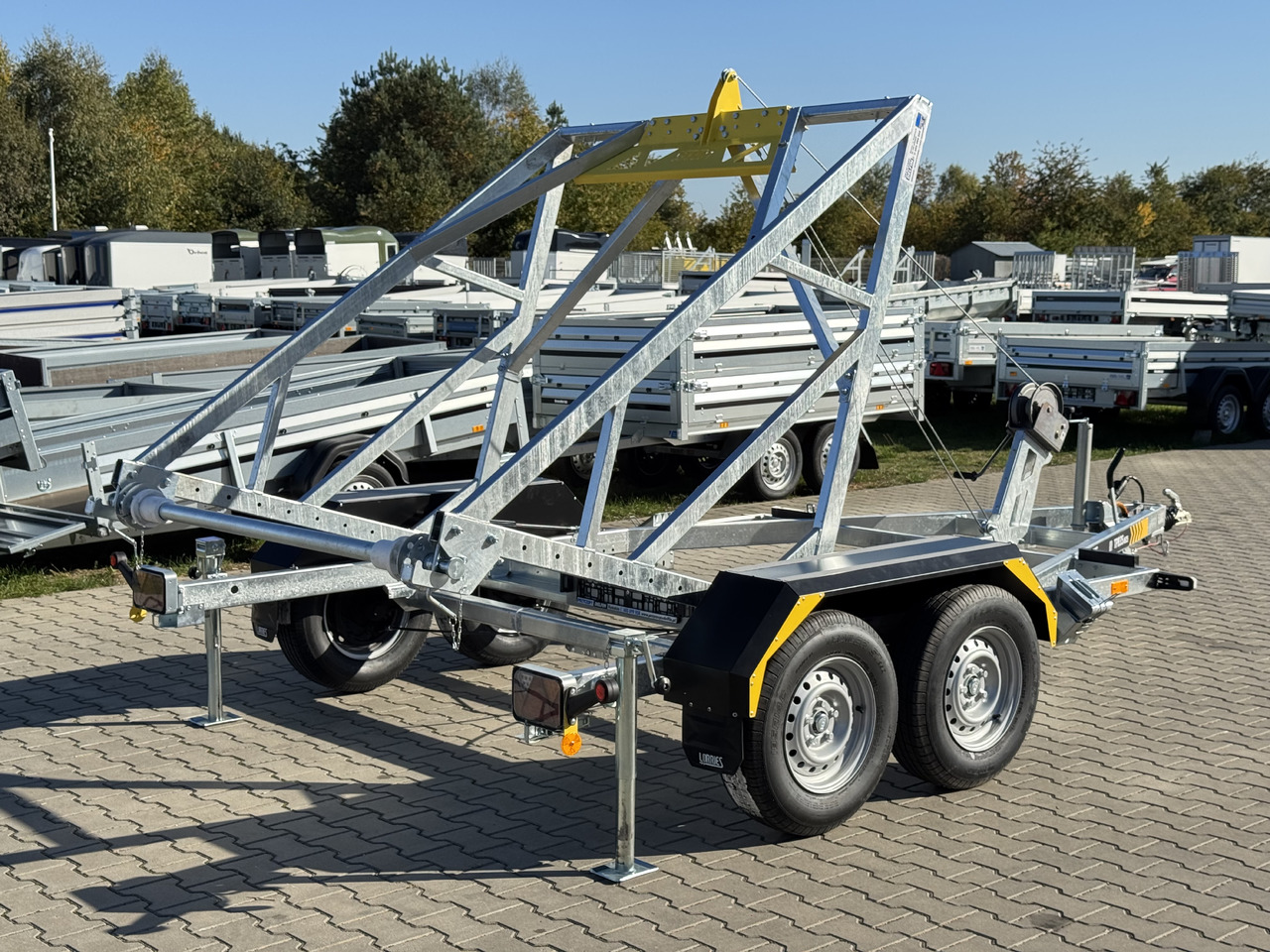 Nový Kabelový přívěs LORRIES TPB35-4925 + wciągarka elektryczna | 3500kg: obrázek 16