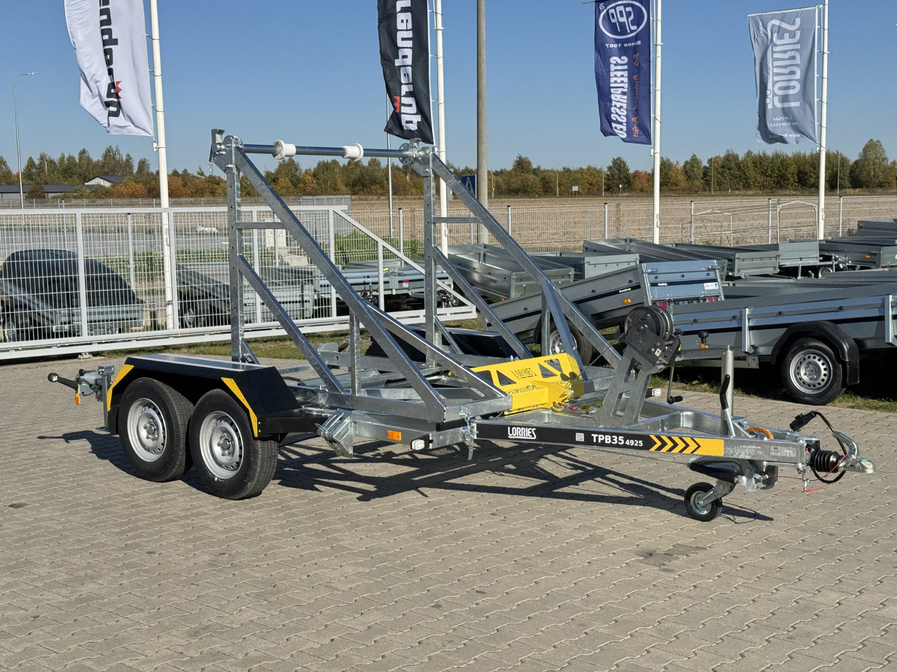 Nový Kabelový přívěs LORRIES TPB35-4925 + wciągarka elektryczna | 3500kg: obrázek 11