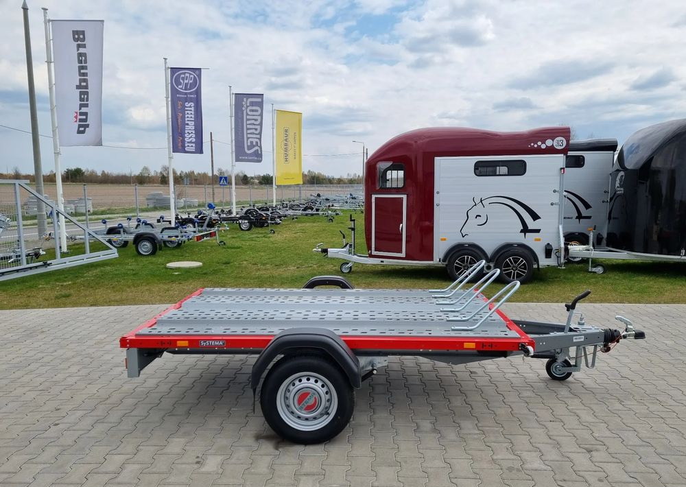 STEMA STM 02 10-25-15.1 red | 251x153 cm 3 motocykle | DMC 1000kg - Přepravník motocyklů: obrázek 3 STEMA STM 02 10-25-15.1 red | 251x153 cm 3 motocykle | DMC 1000kg - Přepravník motocyklů: obrázek 3