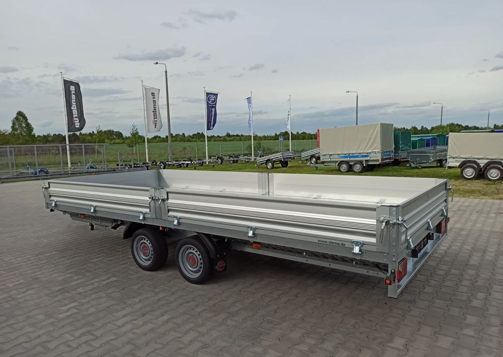 Stema Przyczepa 510x213 cm ALU 3,5T hamowana - Přívěs plato/ Valník: obrázek 5 Stema Przyczepa 510x213 cm ALU 3,5T hamowana - Přívěs plato/ Valník: obrázek 5