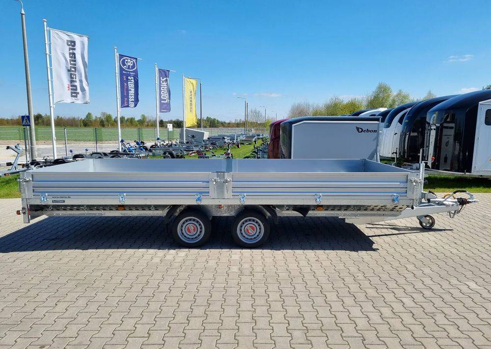 Stema Przyczepa 510x213 cm ALU 3,5T hamowana - Přívěs plato/ Valník: obrázek 2 Stema Przyczepa 510x213 cm ALU 3,5T hamowana - Přívěs plato/ Valník: obrázek 2