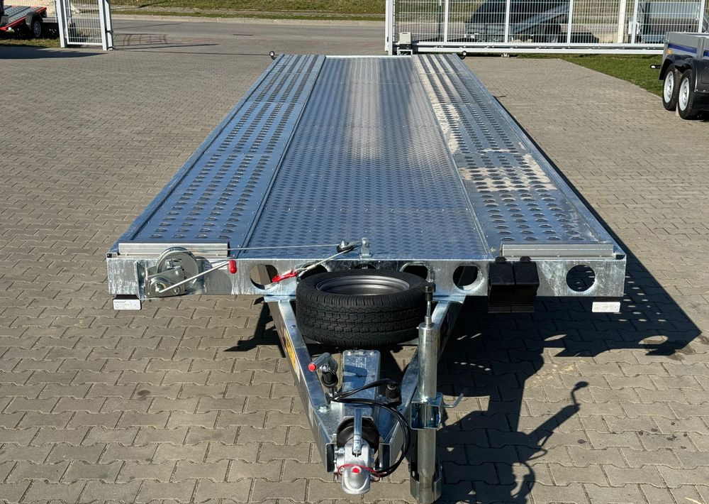 Nový Přívěs na přepravu automobilů WIOLA L35G85 | 844x204 cm | 3500kg | wypełnienie blachą: obrázek 18