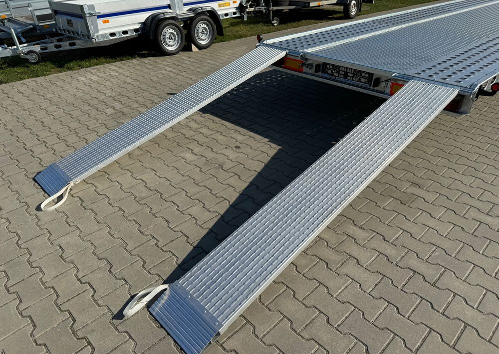 Nový Přívěs na přepravu automobilů WIOLA L35G85 | 844x204 cm | 3500kg | wypełnienie blachą: obrázek 20