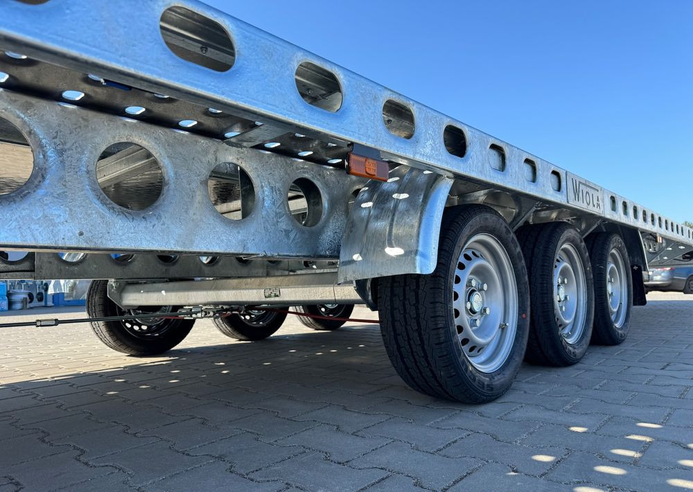 Nový Přívěs na přepravu automobilů WIOLA L35G85 | 844x204 cm | 3500kg | wypełnienie blachą: obrázek 17