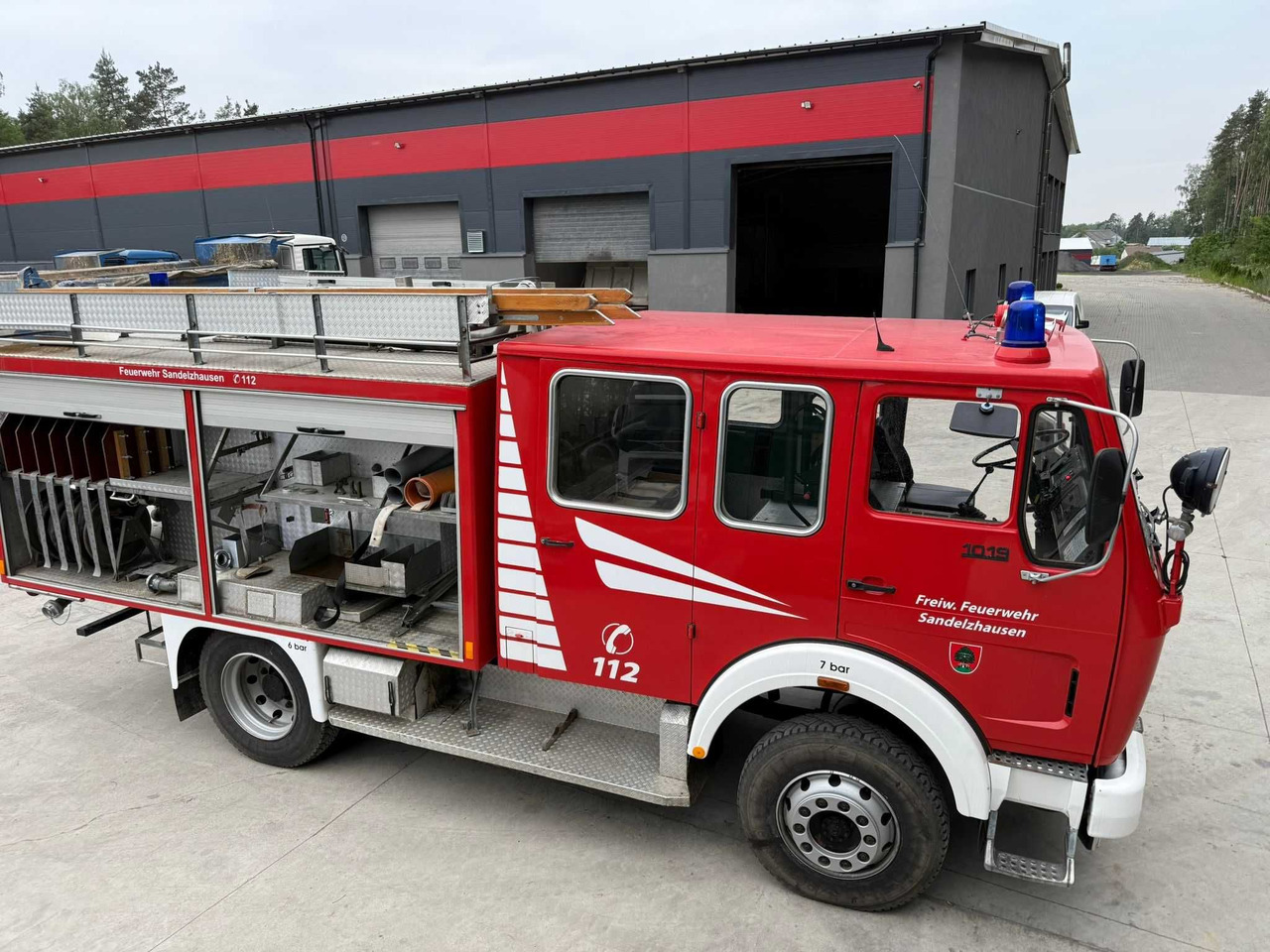 Mercedes 1019AF,4x4,Wóz strażacki, 50610 km, 2500 l, Import Niemcy - Hasičský vůz: obrázek 3 Mercedes 1019AF,4x4,Wóz strażacki, 50610 km, 2500 l, Import Niemcy - Hasičský vůz: obrázek 3