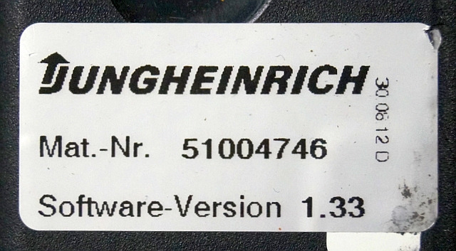Jungheinrich 50449302 | Stuur regeling Controller AS4803 Z Index I 51004746 sw. - Řídicí blok pro Manipulační technika: obrázek 4 Jungheinrich 50449302 | Stuur regeling Controller AS4803 Z Index I 51004746 sw. - Řídicí blok pro Manipulační technika: obrázek 4