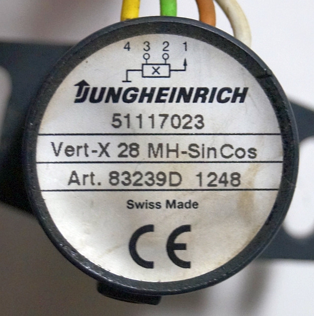 Jungheinrich 51117023 | Sinus Cosinus sensor steering - Senzor pro Manipulační technika: obrázek 4 Jungheinrich 51117023 | Sinus Cosinus sensor steering - Senzor pro Manipulační technika: obrázek 4