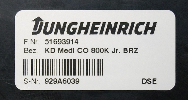 Jungheinrich 51693914 | Display KD MEDI CO 800K Jr BRZ sn. 929A6039 - Palubní deska pro Manipulační technika: obrázek 3 Jungheinrich 51693914 | Display KD MEDI CO 800K Jr BRZ sn. 929A6039 - Palubní deska pro Manipulační technika: obrázek 3