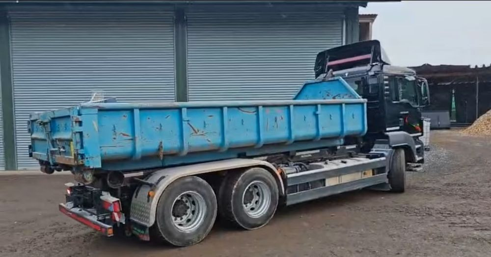 MAN TGS 26.440 6x4 – Meiller z systemem HDS (roll-off) + Kontener + Przyczepa – Euro 5 - Hákový nosič kontejnerů: obrázek 4 MAN TGS 26.440 6x4 – Meiller z systemem HDS (roll-off) + Kontener + Przyczepa – Euro 5 - Hákový nosič kontejnerů: obrázek 4