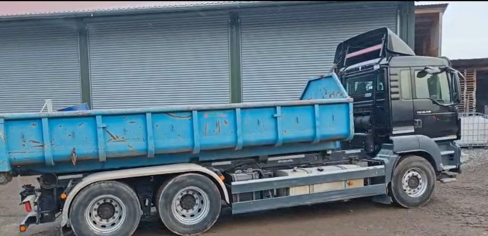 MAN TGS 26.440 6x4 – Meiller z systemem HDS (roll-off) + Kontener + Przyczepa – Euro 5 - Hákový nosič kontejnerů: obrázek 5 MAN TGS 26.440 6x4 – Meiller z systemem HDS (roll-off) + Kontener + Przyczepa – Euro 5 - Hákový nosič kontejnerů: obrázek 5