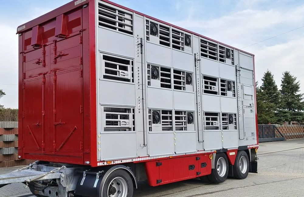 Pezzaioli RBA 32/TRZYOSIOWA PRZYCZEPA-2XBYDŁO,3X TRZODA - Přívěs na přepravu zvířat: obrázek 2 Pezzaioli RBA 32/TRZYOSIOWA PRZYCZEPA-2XBYDŁO,3X TRZODA - Přívěs na přepravu zvířat: obrázek 2