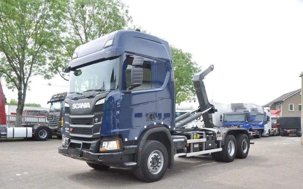Scania R450 XT / 6X4/ RETARDER/EURO 6/OŚ PODNOSZONA Z NAPĘDEM/ - Hákový nosič kontejnerů: obrázek 1 Scania R450 XT / 6X4/ RETARDER/EURO 6/OŚ PODNOSZONA Z NAPĘDEM/ - Hákový nosič kontejnerů: obrázek 1