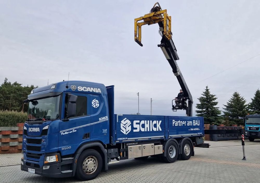 Scania Scania/ R 500/ 6x2 /Fassi F 215 AS - Nákladní automobil valníkový/ Plošinový, Auto s hydraulickou rukou: obrázek 2 Scania Scania/ R 500/ 6x2 /Fassi F 215 AS - Nákladní automobil valníkový/ Plošinový, Auto s hydraulickou rukou: obrázek 2