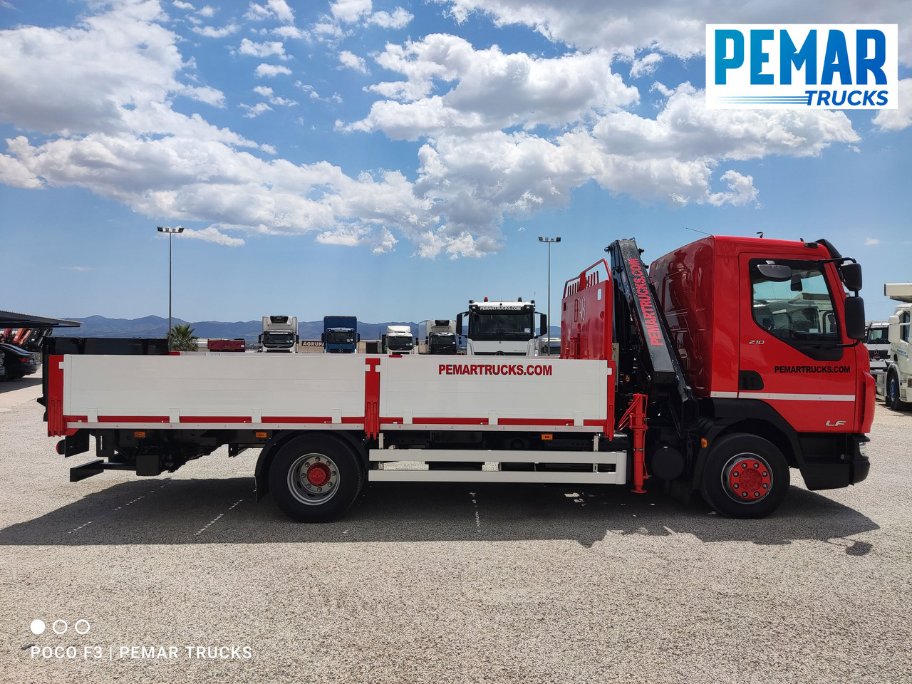 DAF LF 210 GRUA CAJA FIJA - Nákladní automobil valníkový/ Plošinový, Auto s hydraulickou rukou: obrázek 5 DAF LF 210 GRUA CAJA FIJA - Nákladní automobil valníkový/ Plošinový, Auto s hydraulickou rukou: obrázek 5