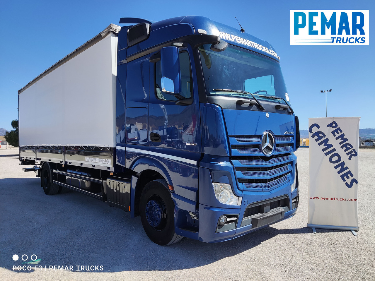MERCEDES-BENZ ACTROS 1836 SEMITAUTLINER 18T - Plachtový nákladní auto: obrázek 3 MERCEDES-BENZ ACTROS 1836 SEMITAUTLINER 18T - Plachtový nákladní auto: obrázek 3