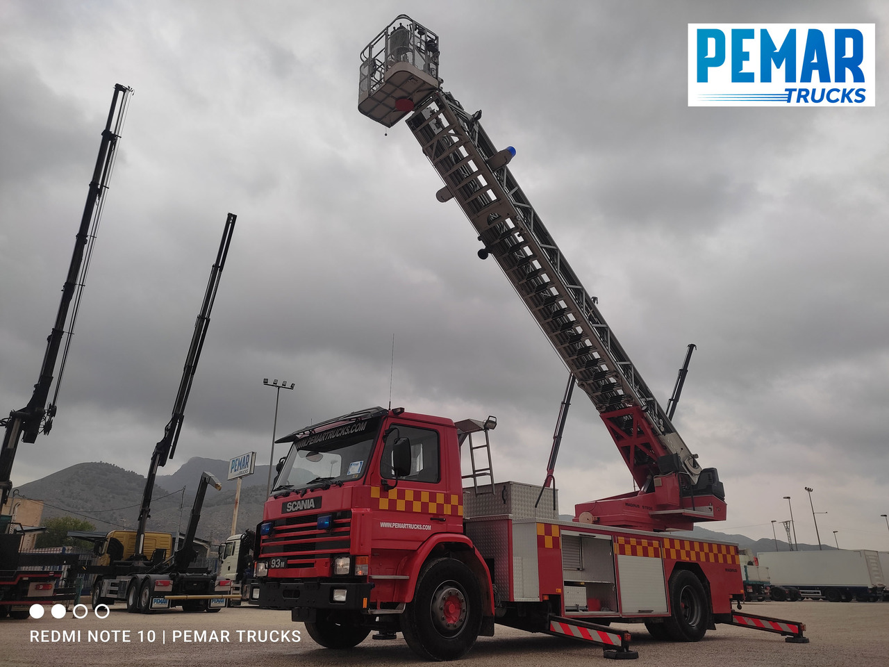 SCANIA G93 250 ESCALERA BOMBEROS - Hasičský vůz: obrázek 1 SCANIA G93 250 ESCALERA BOMBEROS - Hasičský vůz: obrázek 1