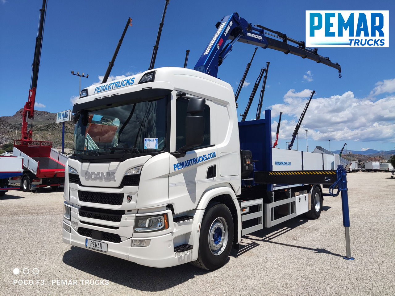 SCANIA P 370 GRUA CAJA FIJA 18T - Auto s hydraulickou rukou: obrázek 1 SCANIA P 370 GRUA CAJA FIJA 18T - Auto s hydraulickou rukou: obrázek 1