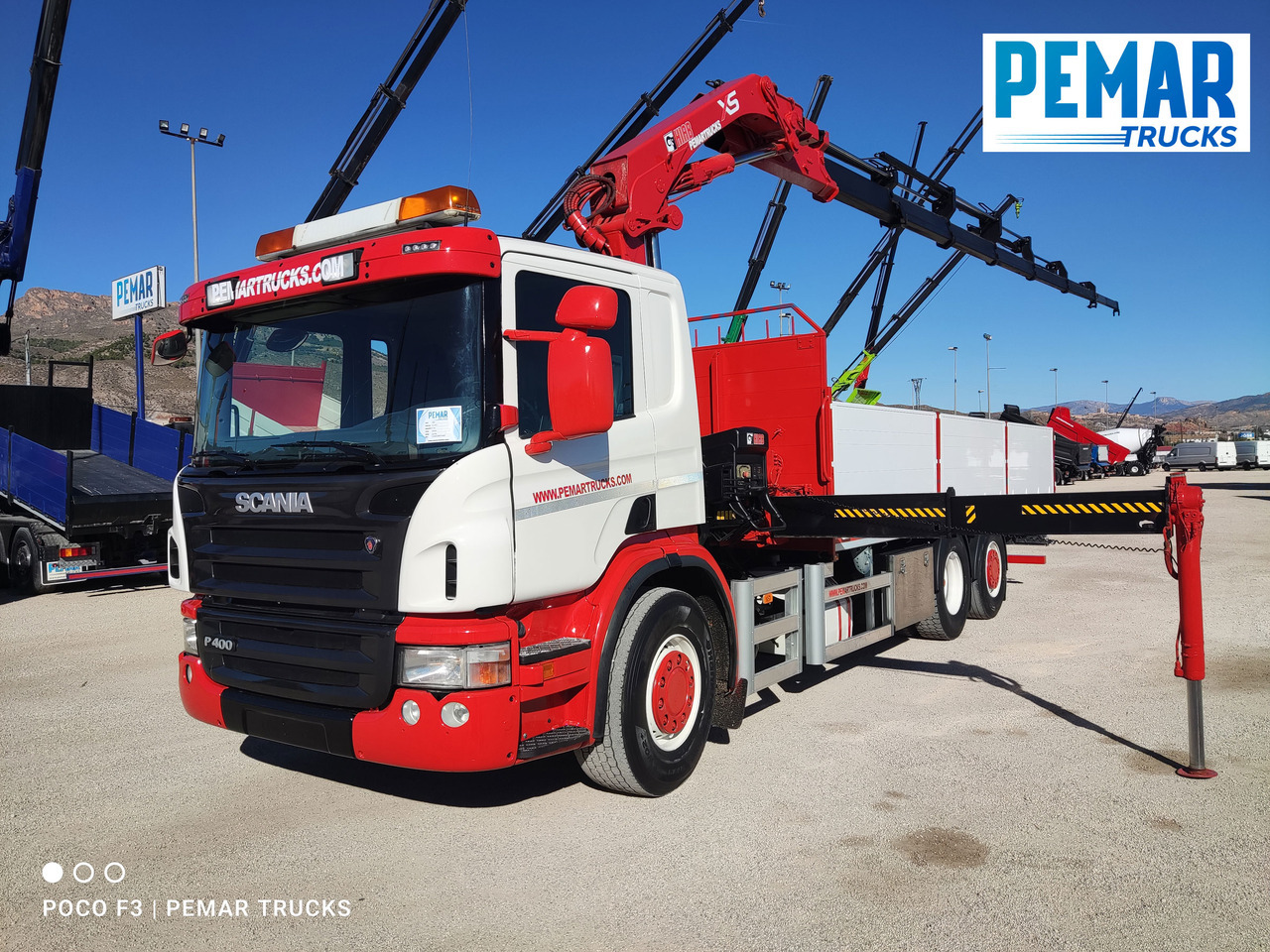 SCANIA P 400 6X2 GRUA CAJA FIJA - Auto s hydraulickou rukou: obrázek 1 SCANIA P 400 6X2 GRUA CAJA FIJA - Auto s hydraulickou rukou: obrázek 1
