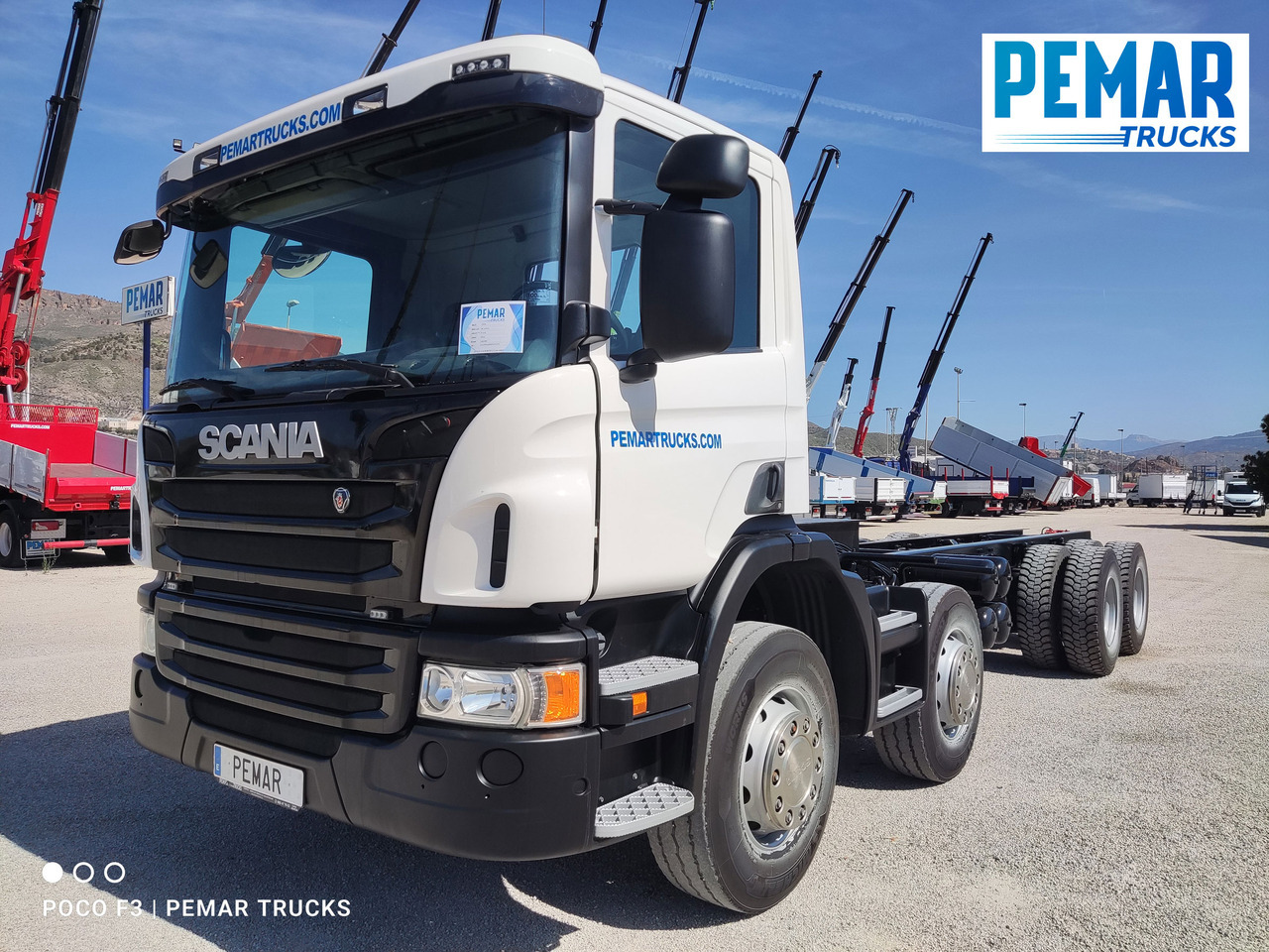 SCANIA P 410 8X4 CHASIS EURO 6 - Podvozek s kabinou: obrázek 1 SCANIA P 410 8X4 CHASIS EURO 6 - Podvozek s kabinou: obrázek 1