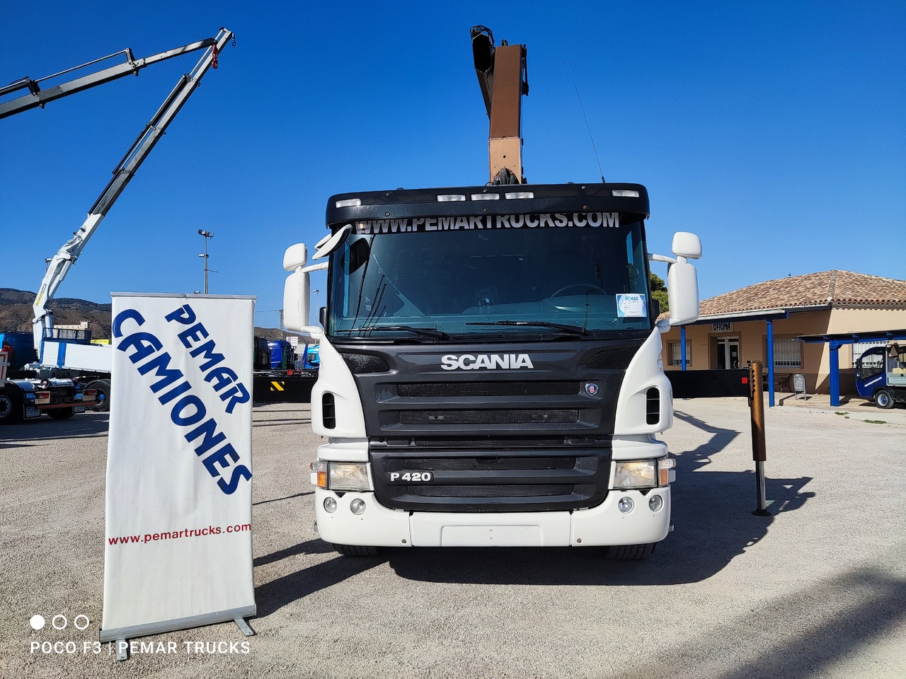 SCANIA P 420 6X2 GRUA PALFINGER PK 20002-5 CAJA FIJA ABIERTA. - Kontejnérový podvozek/ Výměnná nástavba, Auto s hydraulickou rukou: obrázek 2 SCANIA P 420 6X2 GRUA PALFINGER PK 20002-5 CAJA FIJA ABIERTA. - Kontejnérový podvozek/ Výměnná nástavba, Auto s hydraulickou rukou: obrázek 2