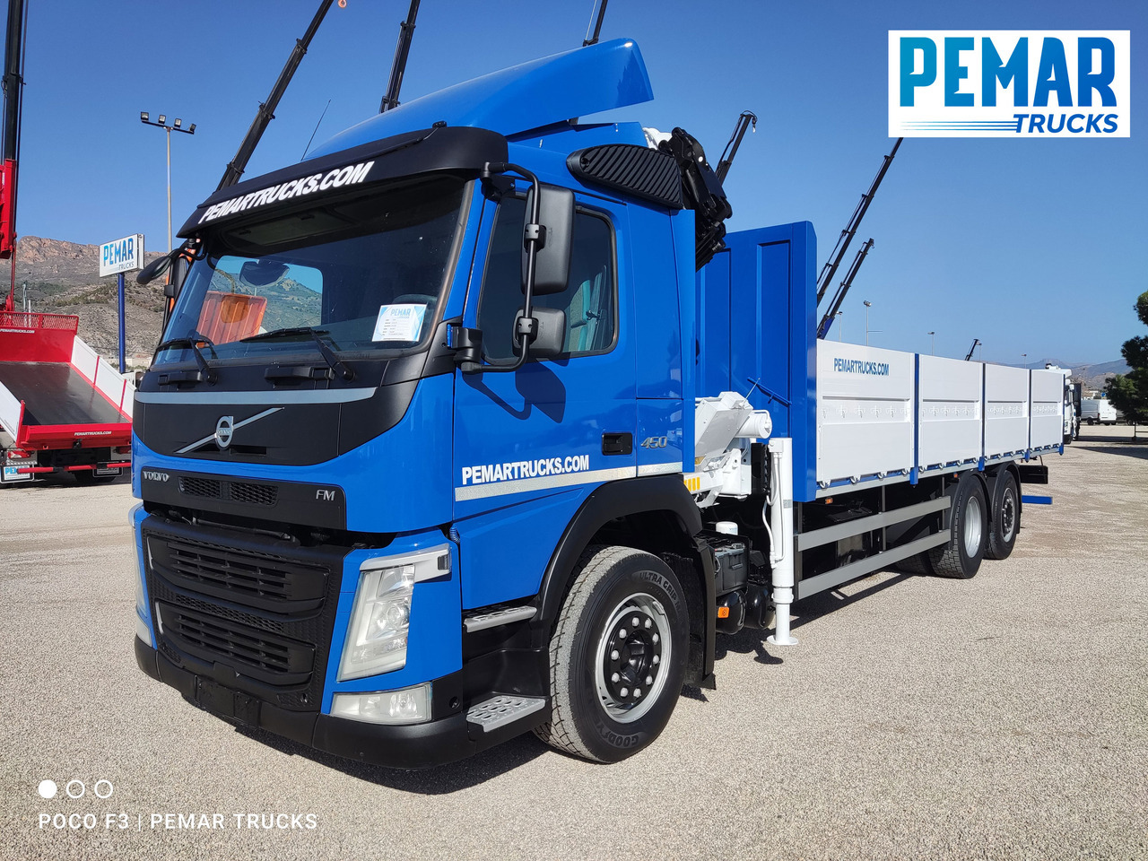 VOLVO FM 450 6X2 GRUA CAJA FIJA EURO 6 - Nákladní automobil valníkový/ Plošinový, Auto s hydraulickou rukou: obrázek 2 VOLVO FM 450 6X2 GRUA CAJA FIJA EURO 6 - Nákladní automobil valníkový/ Plošinový, Auto s hydraulickou rukou: obrázek 2