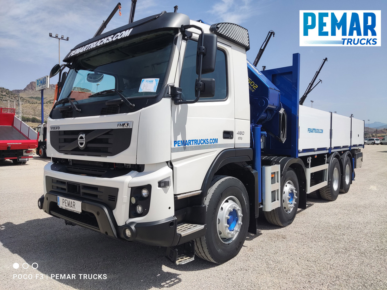 VOLVO FMX 460 8X4 GRUA CAJA FIJA ABIERTA - Nákladní automobil valníkový/ Plošinový: obrázek 2 VOLVO FMX 460 8X4 GRUA CAJA FIJA ABIERTA - Nákladní automobil valníkový/ Plošinový: obrázek 2