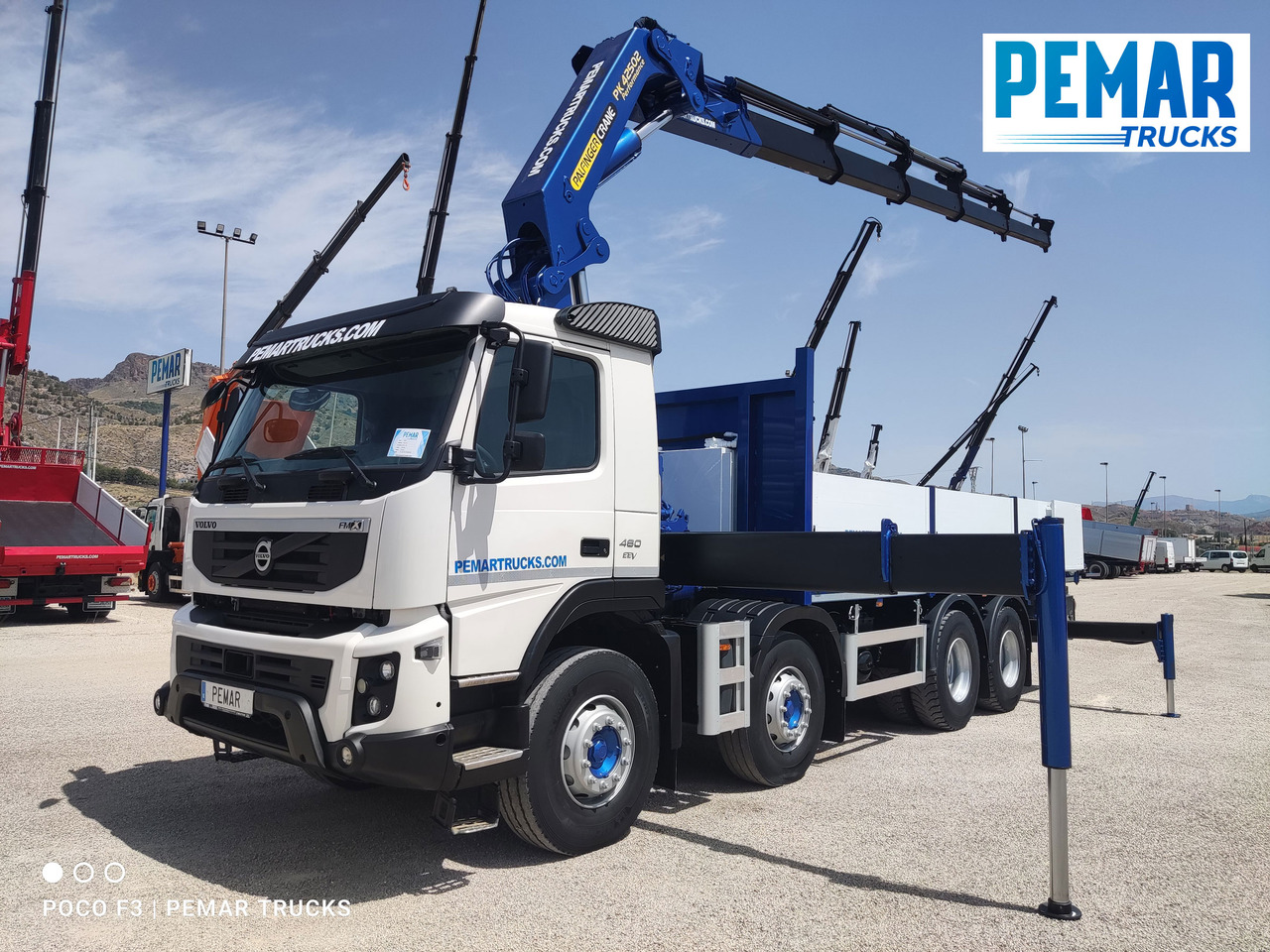 VOLVO FMX 460 8X4 GRUA CAJA FIJA ABIERTA - Nákladní automobil valníkový/ Plošinový: obrázek 1 VOLVO FMX 460 8X4 GRUA CAJA FIJA ABIERTA - Nákladní automobil valníkový/ Plošinový: obrázek 1