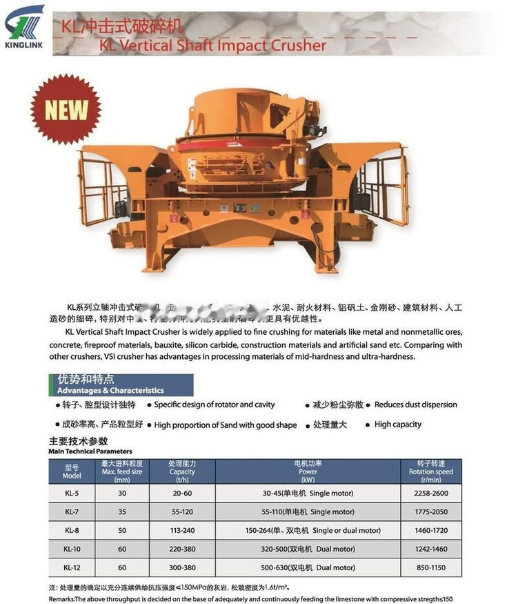 Kinglink KL10 Sand Making Machine | VSI Crusher - Nárazový drtič: obrázek 2 Kinglink KL10 Sand Making Machine | VSI Crusher - Nárazový drtič: obrázek 2