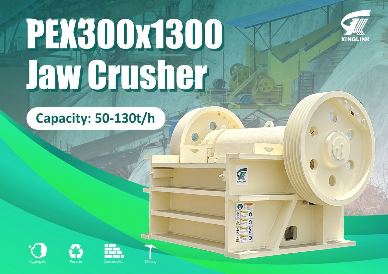 Kinglink PEX1251 | PEX300x1300 Secondary Stone Jaw Crusher - Čelisťový drtič: obrázek 1 Kinglink PEX1251 | PEX300x1300 Secondary Stone Jaw Crusher - Čelisťový drtič: obrázek 1