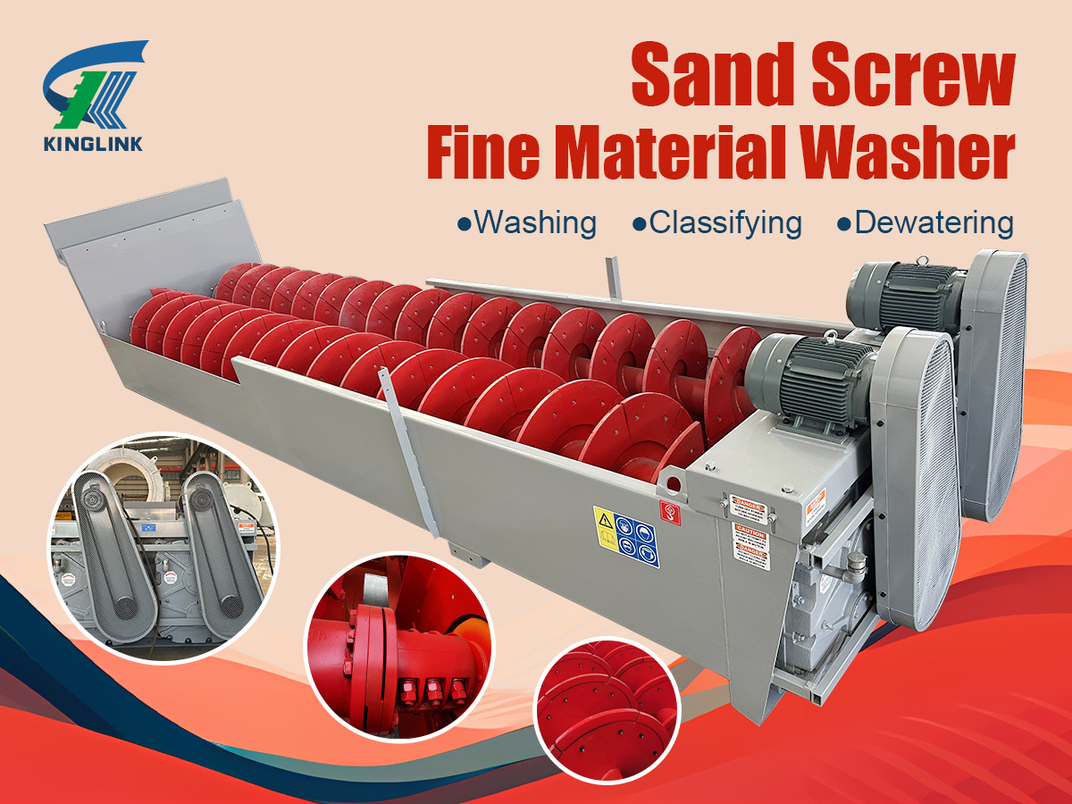 Kinglink Screw Sand Washer | 44'' x 32' Fine Material Washer - Drticí zařízení: obrázek 1 Kinglink Screw Sand Washer | 44'' x 32' Fine Material Washer - Drticí zařízení: obrázek 1