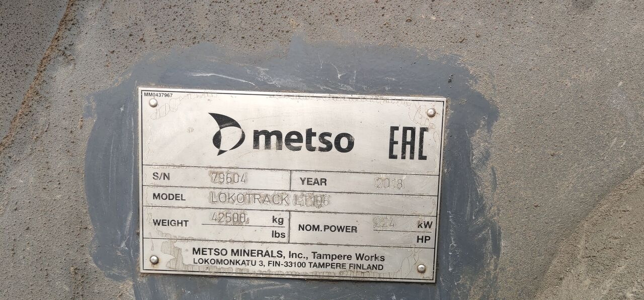 Metso Lokotrack LT106 JAW CRUSHER - Mobilní drtič: obrázek 2 Metso Lokotrack LT106 JAW CRUSHER - Mobilní drtič: obrázek 2
