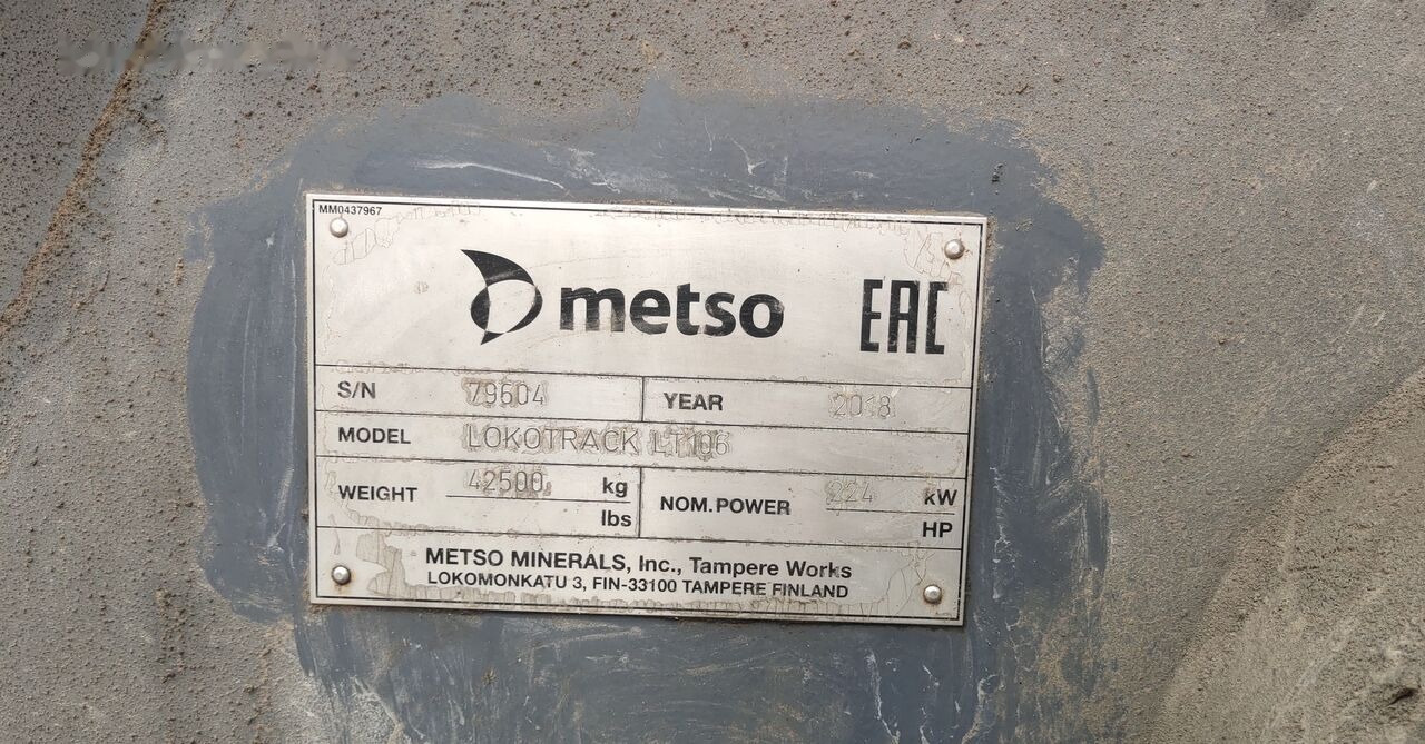 Metso Lokotrack LT106 Portable Jaw Crusher - Mobilní drtič: obrázek 2 Metso Lokotrack LT106 Portable Jaw Crusher - Mobilní drtič: obrázek 2