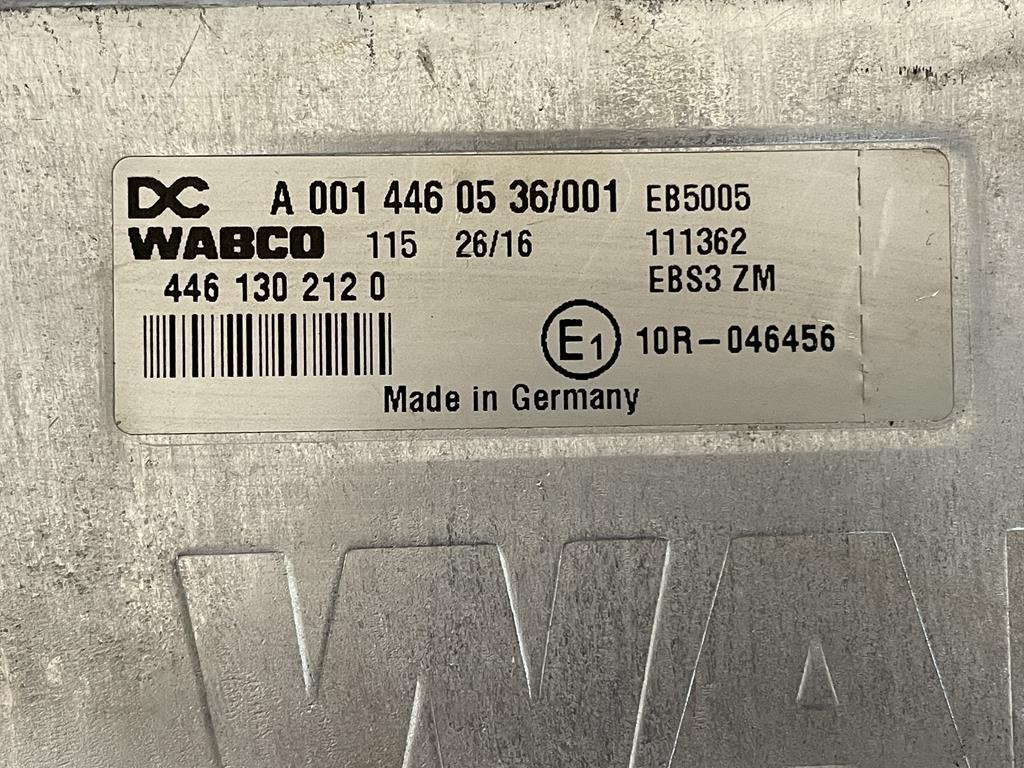 MERCEDES-BENZ ACTROS MP4 EBS 3 ZM - A 001 446 0536 - Řídicí blok pro Nákladní auto: obrázek 3 MERCEDES-BENZ ACTROS MP4 EBS 3 ZM - A 001 446 0536 - Řídicí blok pro Nákladní auto: obrázek 3