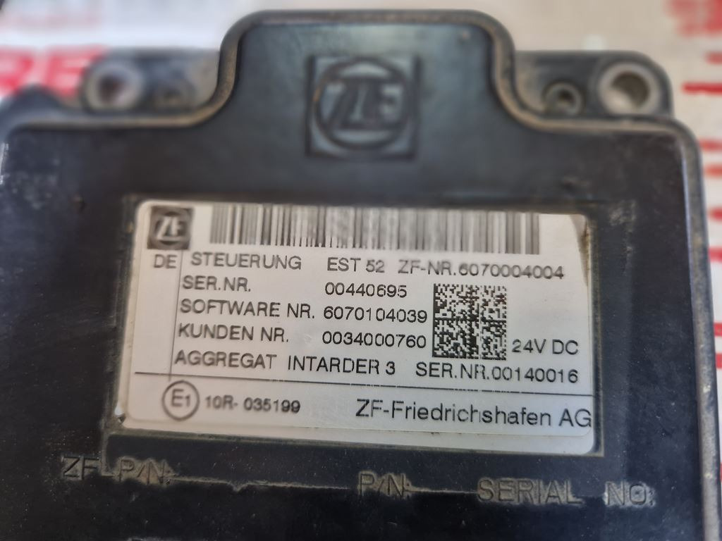 ZF INTARDER 3 - 6070010004 - - Řídicí blok pro Nákladní auto: obrázek 2 ZF INTARDER 3 - 6070010004 - - Řídicí blok pro Nákladní auto: obrázek 2