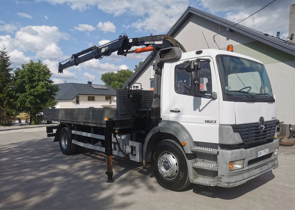 Mercedes-Benz Atego 1823 żuraw HDS Atlas 105.2 koła 315/80R22,5 - Nákladní automobil valníkový/ Plošinový, Auto s hydraulickou rukou: obrázek 3 Mercedes-Benz Atego 1823 żuraw HDS Atlas 105.2 koła 315/80R22,5 - Nákladní automobil valníkový/ Plošinový, Auto s hydraulickou rukou: obrázek 3