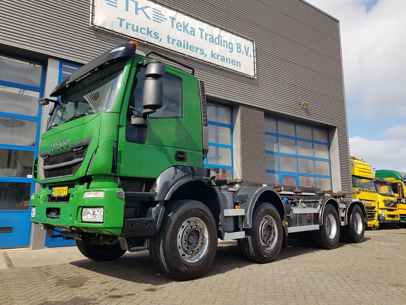 Iveco Stralis 450 8x4 Steel Nieuwe Apk/TÜV 430.000 km kettingsyst 30 t - Kontejnérový podvozek/ Výměnná nástavba: obrázek 1 Iveco Stralis 450 8x4 Steel Nieuwe Apk/TÜV 430.000 km kettingsyst 30 t - Kontejnérový podvozek/ Výměnná nástavba: obrázek 1