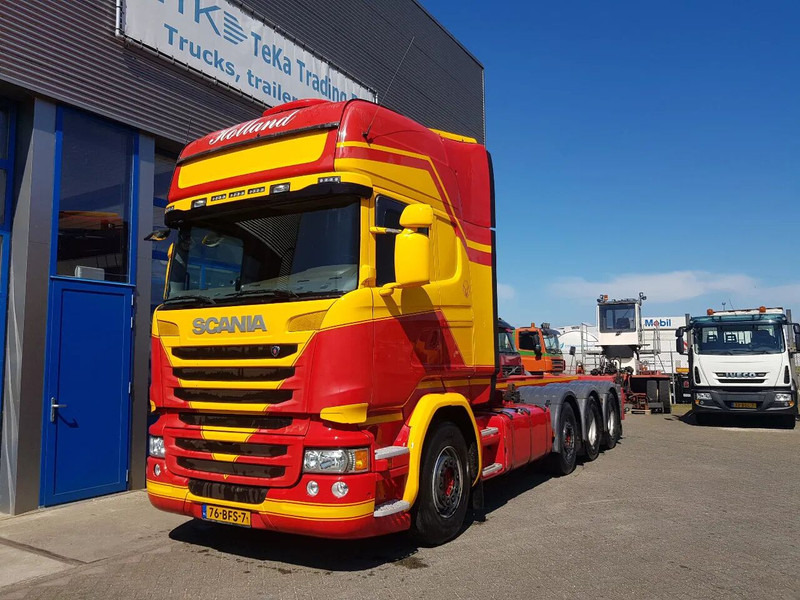 Scania R450 8x2 Topline ADR EX/II, EX/III, FL en AT SCR only - Kontejnérový podvozek/ Výměnná nástavba: obrázek 1 Scania R450 8x2 Topline ADR EX/II, EX/III, FL en AT SCR only - Kontejnérový podvozek/ Výměnná nástavba: obrázek 1