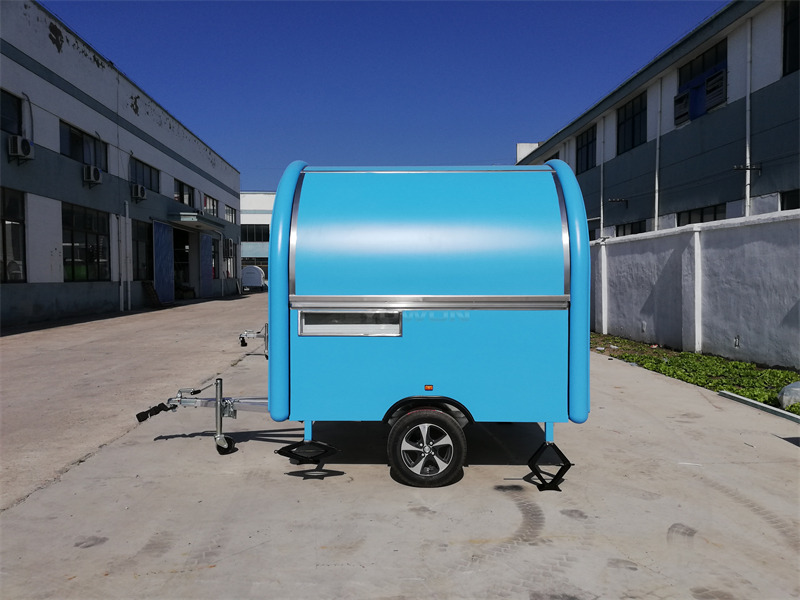 YOWON small fiberglass food vending trailer hot dog cart for Europe - Prodejní přívěs: obrázek 4 YOWON small fiberglass food vending trailer hot dog cart for Europe - Prodejní přívěs: obrázek 4