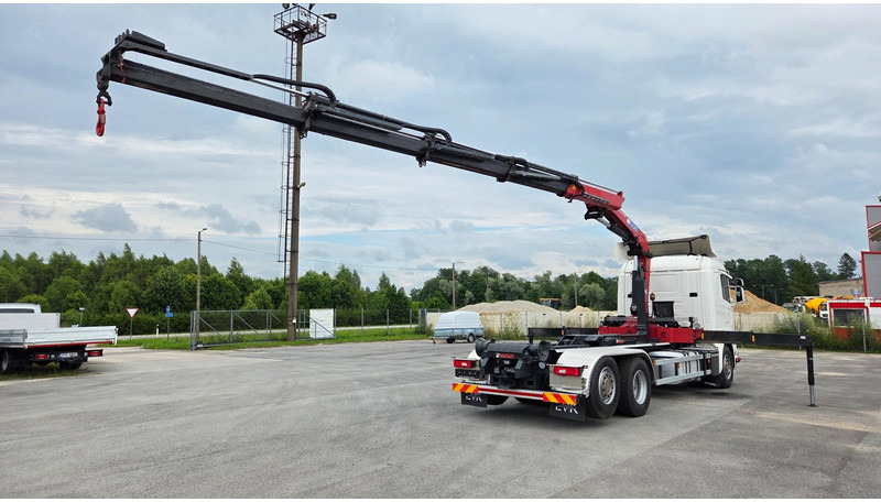 Scania G450 6X2*4 HMF 2120 crane 700 hours - Hákový nosič kontejnerů, Auto s hydraulickou rukou: obrázek 3 Scania G450 6X2*4 HMF 2120 crane 700 hours - Hákový nosič kontejnerů, Auto s hydraulickou rukou: obrázek 3