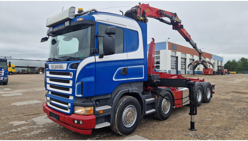 Scania R500 8X4 Epsilon E250Z95 - Hákový nosič kontejnerů, Auto s hydraulickou rukou: obrázek 1 Scania R500 8X4 Epsilon E250Z95 - Hákový nosič kontejnerů, Auto s hydraulickou rukou: obrázek 1