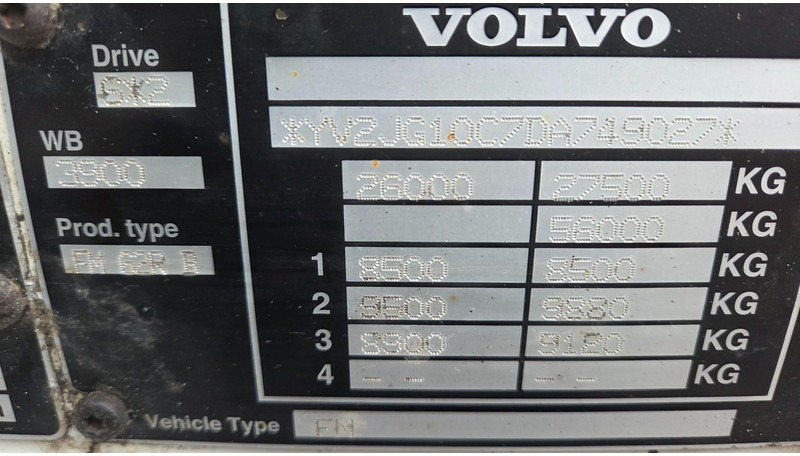 Nákladní auto - kabelový systém Volvo FM420 6X2 manual full steel: obrázek 14 Nákladní auto - kabelový systém Volvo FM420 6X2 manual full steel: obrázek 14