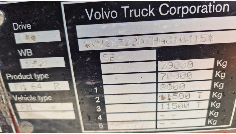 Volvo FMX410 6X4 leasing Volvo FMX410 6X4: obrázek 14