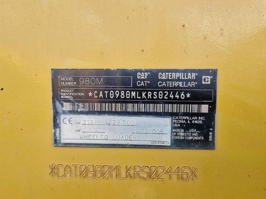 CAT 980 M (Comes with bucket / Under Preparation) - Kolový nakladač: obrázek 3 CAT 980 M (Comes with bucket / Under Preparation) - Kolový nakladač: obrázek 3