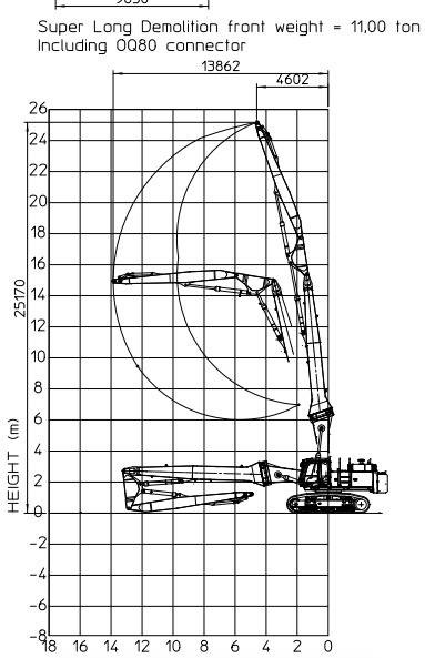 Hitachi ZX 470 LCD - 3 (25m high reach demolition) - Demoliční bagr: obrázek 2 Hitachi ZX 470 LCD - 3 (25m high reach demolition) - Demoliční bagr: obrázek 2