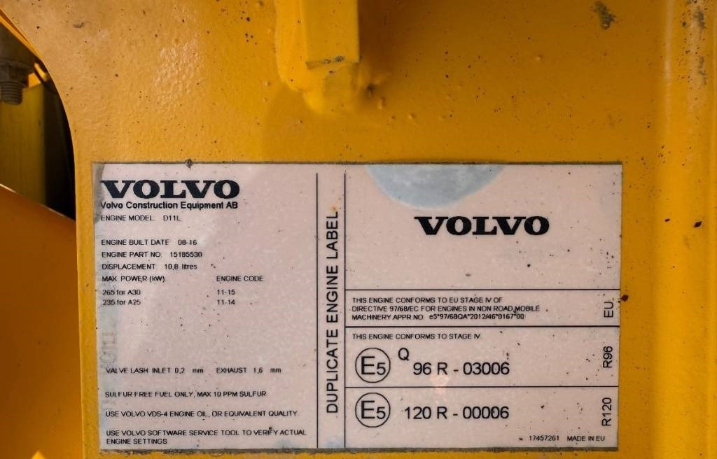 Volvo A 30 G (On Transport) - Kloubový sklápěč: obrázek 4 Volvo A 30 G (On Transport) - Kloubový sklápěč: obrázek 4