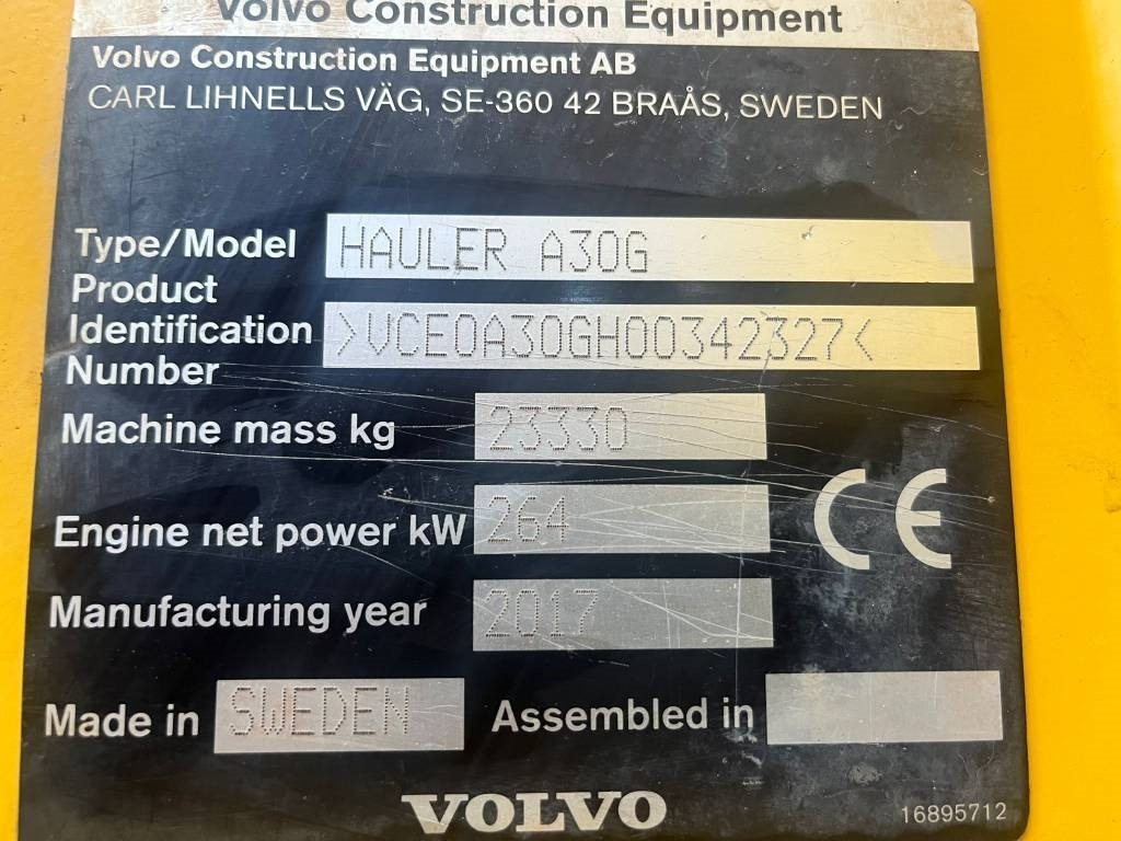 Volvo A 30 G (Under Preparation) - Kloubový sklápěč: obrázek 2 Volvo A 30 G (Under Preparation) - Kloubový sklápěč: obrázek 2