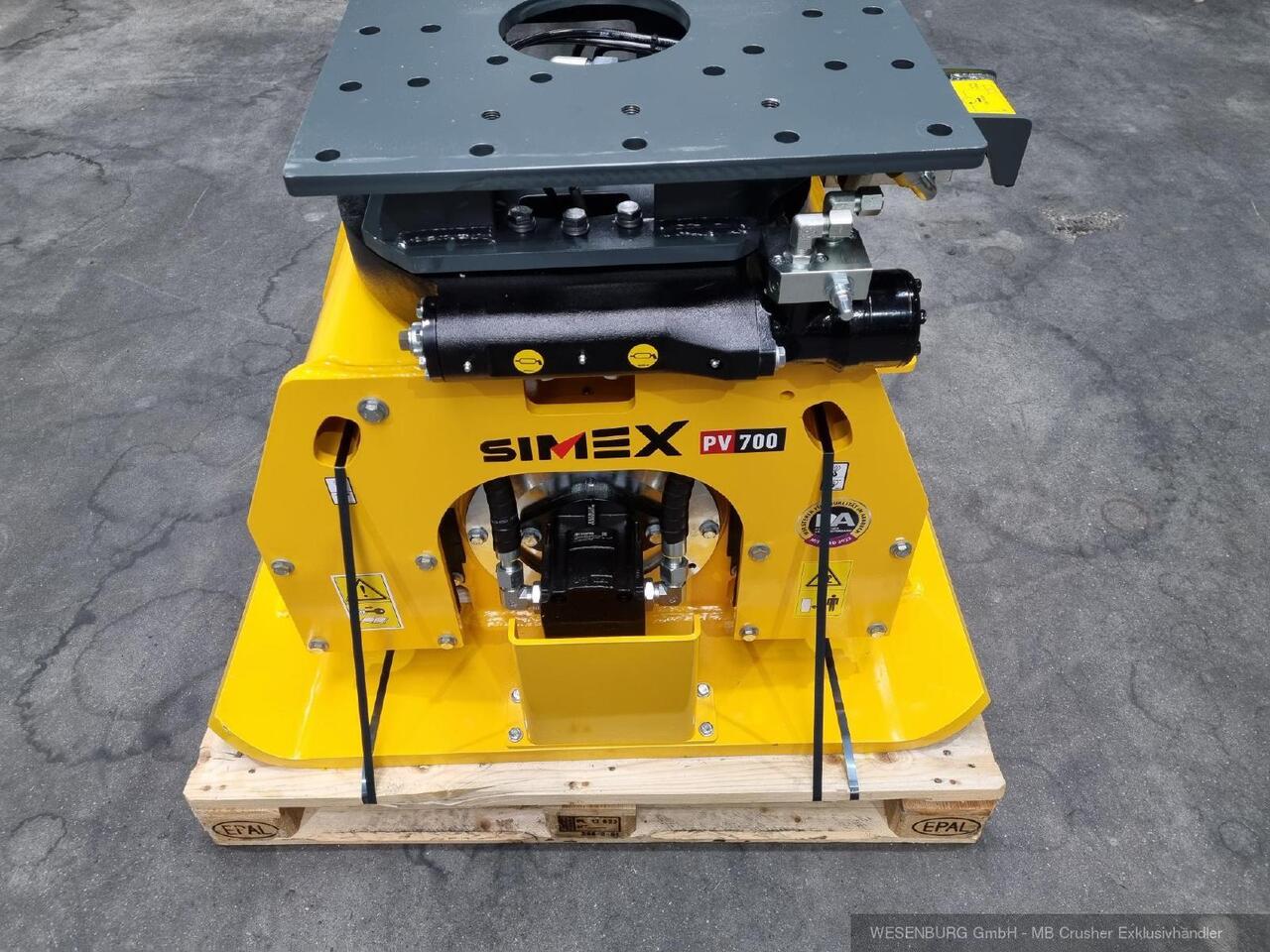 Simex Anbauverdichter PV700 inkl. Drehwerk Anbauklasse 12 - 25 t - Příslušenství, Vibrační deska pro Rýpadlo: obrázek 3 Simex Anbauverdichter PV700 inkl. Drehwerk Anbauklasse 12 - 25 t - Příslušenství, Vibrační deska pro Rýpadlo: obrázek 3